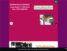 Tablet Screenshot of musikschule-steenken.de